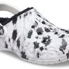 Klapki Crocs Baya Lined Clog z polaru unisex, biało-szare, „Biało-szare” 205975-10M