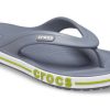 Klapki Crocs Bayaband Flip, antypoślizgowe, odporne na zużycie, szaro-zielone, w kolorze szarym i zielonym, 205393-0A3