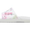 Klapki Crocs Classic Bleach Dye „Biało-różowe” 207411-94S