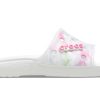 Klapki Crocs Classic Bleach Dye „Biało-różowe” 207411-94S