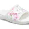 Klapki Crocs Classic Bleach Dye „Biało-różowe” 207411-94S