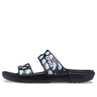 Klapki Crocs Classic Casual Fashion Unisex Czarno-niebieskie 207680-066 Klapki Crocs Classic Casual Fashion Unisex Czarno-niebieskie 207680-066