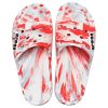 Klapki Crocs Classic Clog Marble Beach Unisex Red White „Red White” 206879-884 Klapki Crocs Classic Clog Marble Beach Unisex Red White „Red White” 206879-884