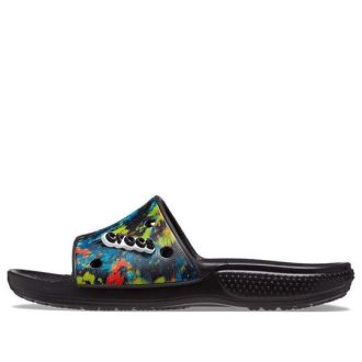 Klapki Crocs Classic Tie-Dye Graphic Slide „Black” 206520-988 Klapki Crocs Classic Tie-Dye Graphic Slide „Black” 206520-988