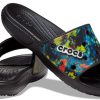 Klapki Crocs Classic Tie-Dye Graphic Slide „Black” 206520-988
