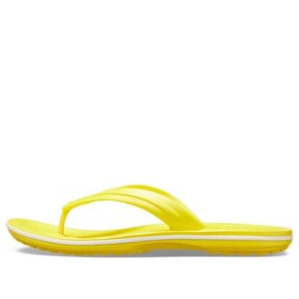 Klapki Crocs Crocband Flip Żółte 11033-7B0