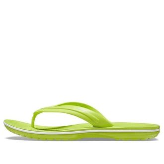 Klapki Crocs Crocband, lekkie i wygodne, casualowe, unisex, zielone, 11033-3T1