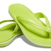 Klapki Crocs Crocband, lekkie i wygodne, casualowe, unisex, zielone, 11033-3T1