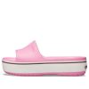Klapki Crocs Crocband Platform Slide z grubą podeszwą w kolorze różowym 205631-6QF