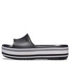 Klapki Crocs Crocband Platform Slides „Black Grey White” 205693-001