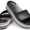 Klapki Crocs Crocband Platform Slides „Black Grey White” 205693-001