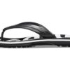 Klapki Crocs Crocband Printed Flip czarno-białe 205943-066