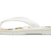 Klapki Crocs Crocband Printed Flip Flops „White Tan” 205943-94S
