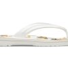 Klapki Crocs Crocband Printed Flip Flops „White Tan” 205943-94S