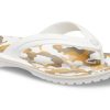 Klapki Crocs Crocband Printed Flip Flops „White Tan” 205943-94S