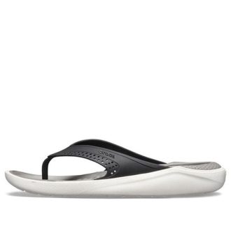 Klapki Crocs LiteRide Beach Flip-Flops Black Grey „Black Grey” 205182-05M
