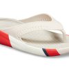 Klapki Crocs LiteRide Colorblock „Biało-czerwone” 205625-6PL