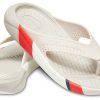 Klapki Crocs LiteRide Colorblock „Biało-czerwone” 205625-6PL
