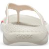 Klapki Crocs LiteRide Colorblock „Biało-czerwone” 205625-6PL