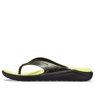 Klapki Crocs LiteRide „Czarno-żółte” 205940-060