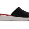 Klapki Crocs LiteRide „Czerwono-Czarno-Białe” 205183-066