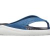 Klapki Crocs LiteRide Outdoor Beach Flip-Flops Black Blue 205182-4SB