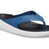 Klapki Crocs LiteRide Outdoor Beach Flip-Flops Black Blue 205182-4SB