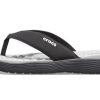 Klapki Crocs Reviva Białe Czarne 205715-060