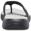 Klapki Crocs Reviva Białe Czarne 205715-060