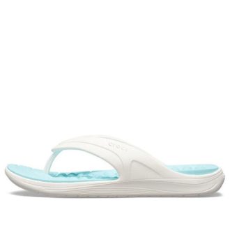 Klapki Crocs Reviva Niebiesko-Białe 205545-18B