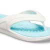 Klapki Crocs Reviva Niebiesko-Białe 205545-18B