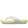 Klapki Crocs Reviva Stylish Upper Round Toe w kolorze biało-żółtym 205545-1CC