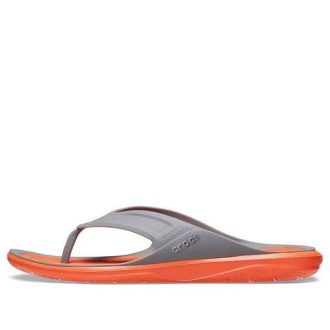 Klapki Crocs Swiftwater Wave „Pomarańczowo-szare” 206242-0EK