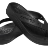 Klapki Crocs (WMNS) Baya Platform Cut Out Detail w kolorze czarnym 208395-001