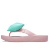 Klapki Crocs (WMNS) Classic Platform Bow Flip Flops „Pink Teal” 210182-606