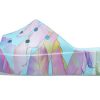 Klapki Crocs (WMNS) Classic Platform Palm Print „Blue Multi-Color” 208607-4NQ
