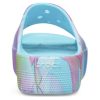 Klapki Crocs (WMNS) Classic Platform Palm Print „Blue Multi-Color” 208607-4NQ