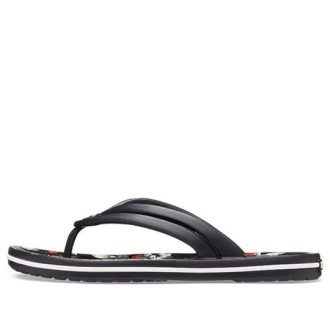 Klapki Crocs (WMNS) Crocband Flowers czarne 206101-0FF