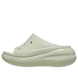 Klapki Crocs (WMNS) Crush High Shine „Light Green” 209648-3VS