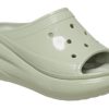 Klapki Crocs (WMNS) Crush High Shine „Light Green” 209648-3VS