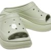 Klapki Crocs (WMNS) Crush High Shine „Light Green” 209648-3VS
