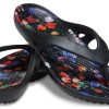 Klapki Crocs (WMNS) Kadee 2 Printed Flip Minimalistic Casual, czarne, 206866-001