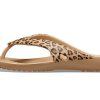 Klapki Crocs (WMNS) Kadee ll z nadrukiem w panterkę, brązowe, 206398-98R