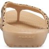 Klapki Crocs (WMNS) Kadee ll z nadrukiem w panterkę, brązowe, 206398-98R