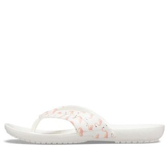 Klapki Crocs (WMNS) Kadee Summer Flip-Flops White 206190-6J0