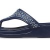 Klapki Crocs (WMNS) Monterey z koralikami, ciemnoniebieskie 206851-410