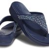 Klapki Crocs (WMNS) Monterey z koralikami, ciemnoniebieskie 206851-410
