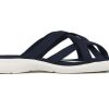 Klapki Crocs (WMNS) na plażę i basen w kolorze granatowo-białym 205479-462