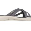 Klapki Crocs (WMNS) na plażę i basen w kolorze szarym 205479-0CT