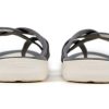 Klapki Crocs (WMNS) na plażę i basen w kolorze szarym 205479-0CT